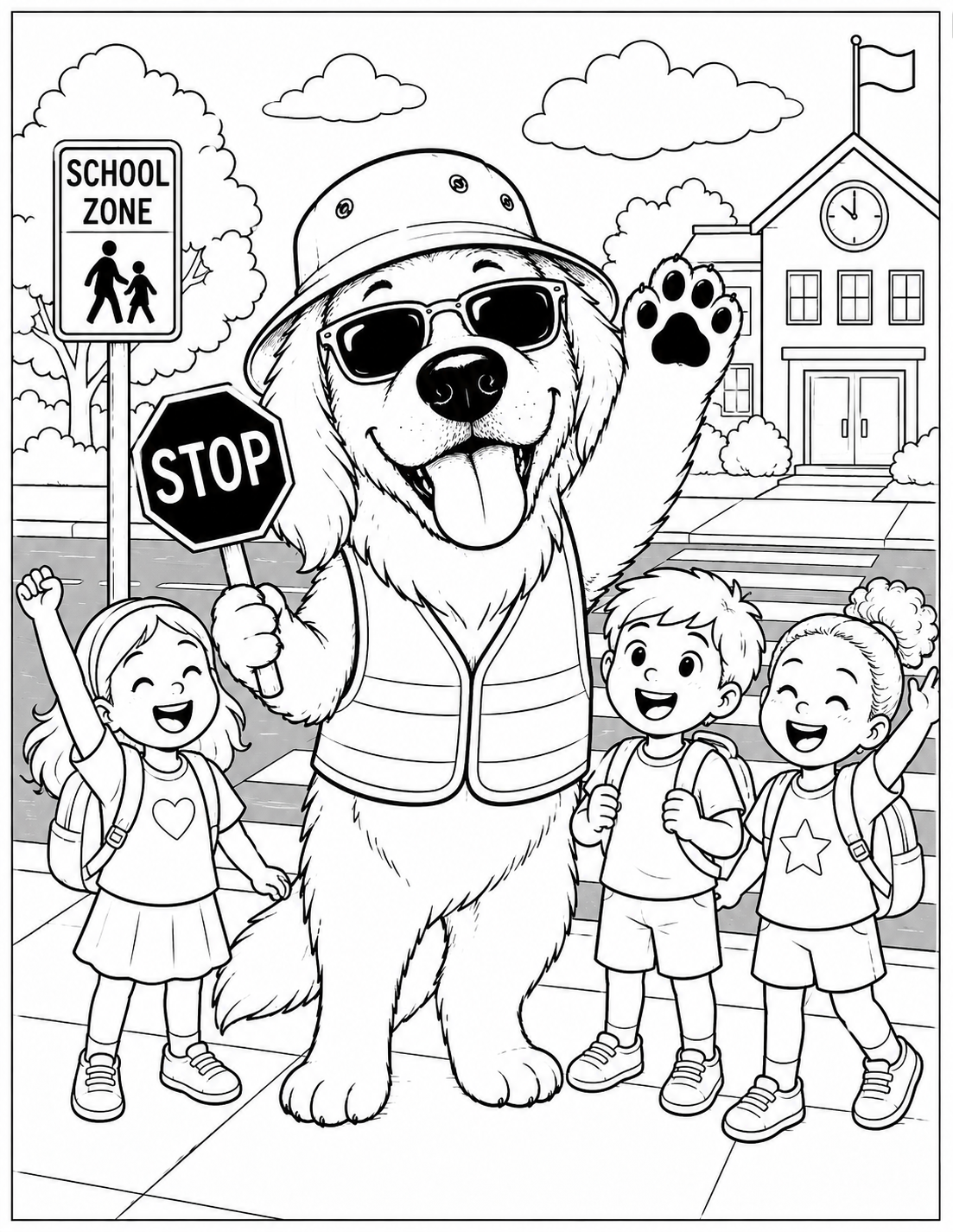 Toby colouring page 16